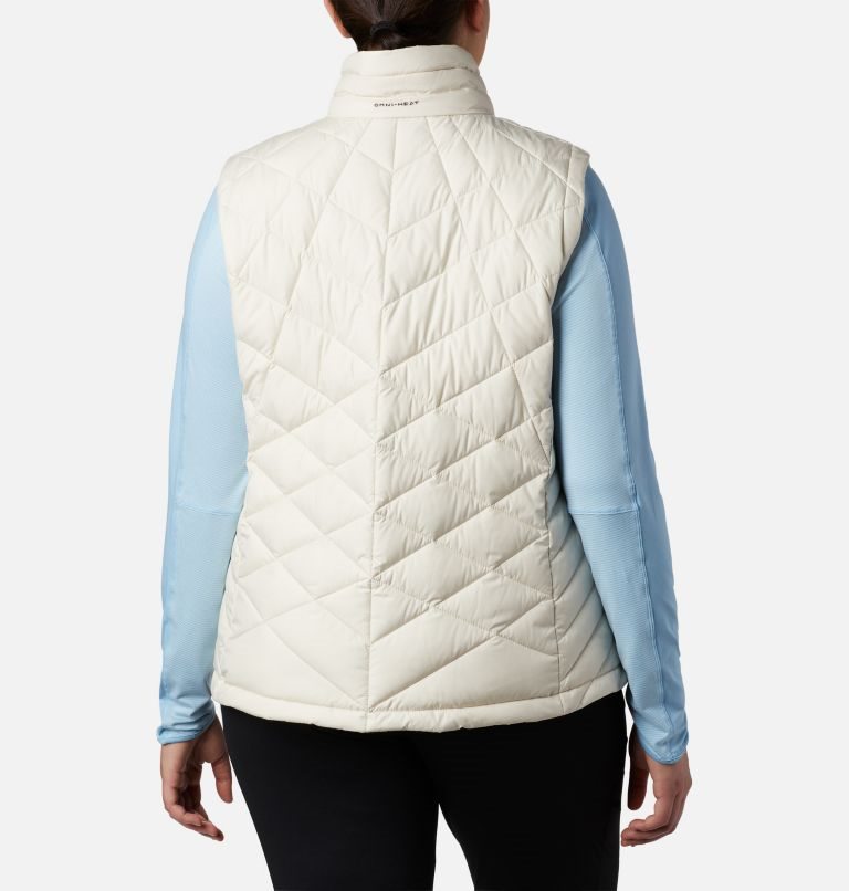 Women's Columbia Heavenly Vest Cream | Plus Size CA-B5641